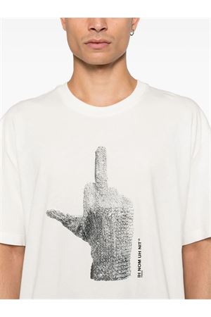 White cotton T-shirt IH NOM UH NIT | NCW25204081